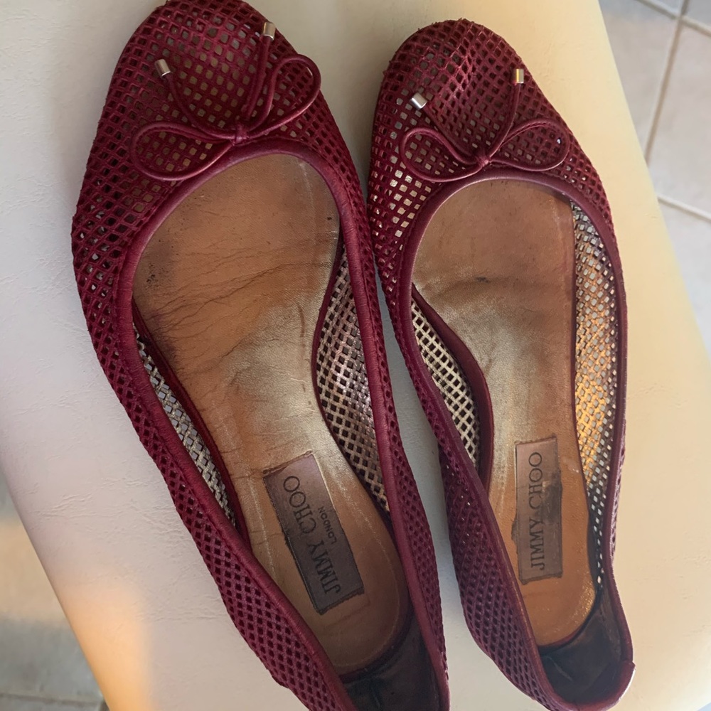 Jimmy Choo Mesh Flats